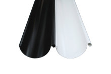 Hängränna 125 x 4000 mm Vit